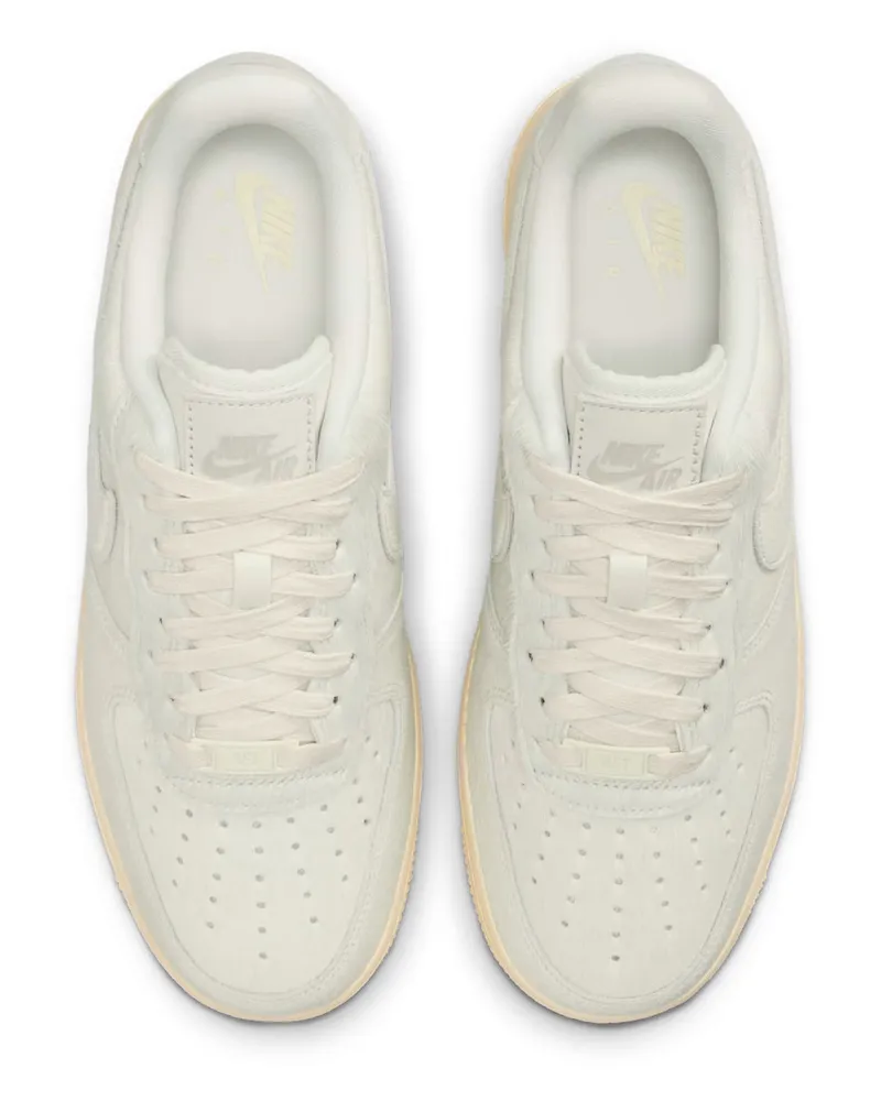 Nike Women's Air Force 1 07 Sneaker Beige Synthetic Pony Hair Beige