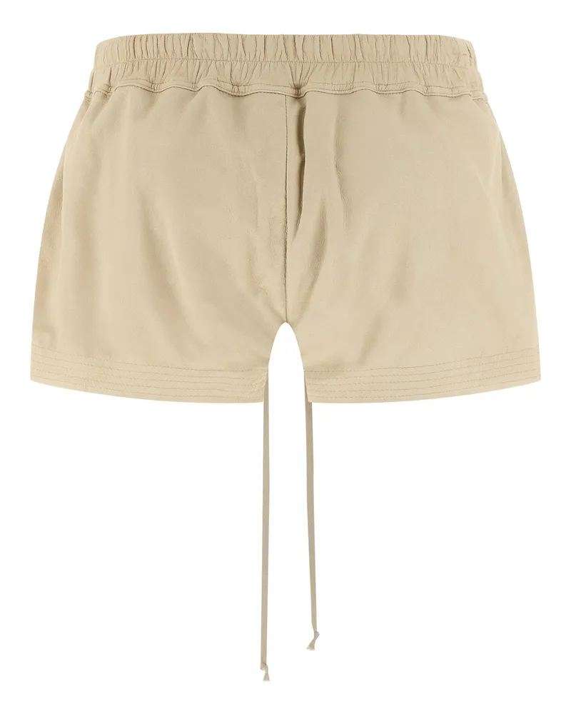 Rick Owens Fog Boxers Shorts — Beige Beige