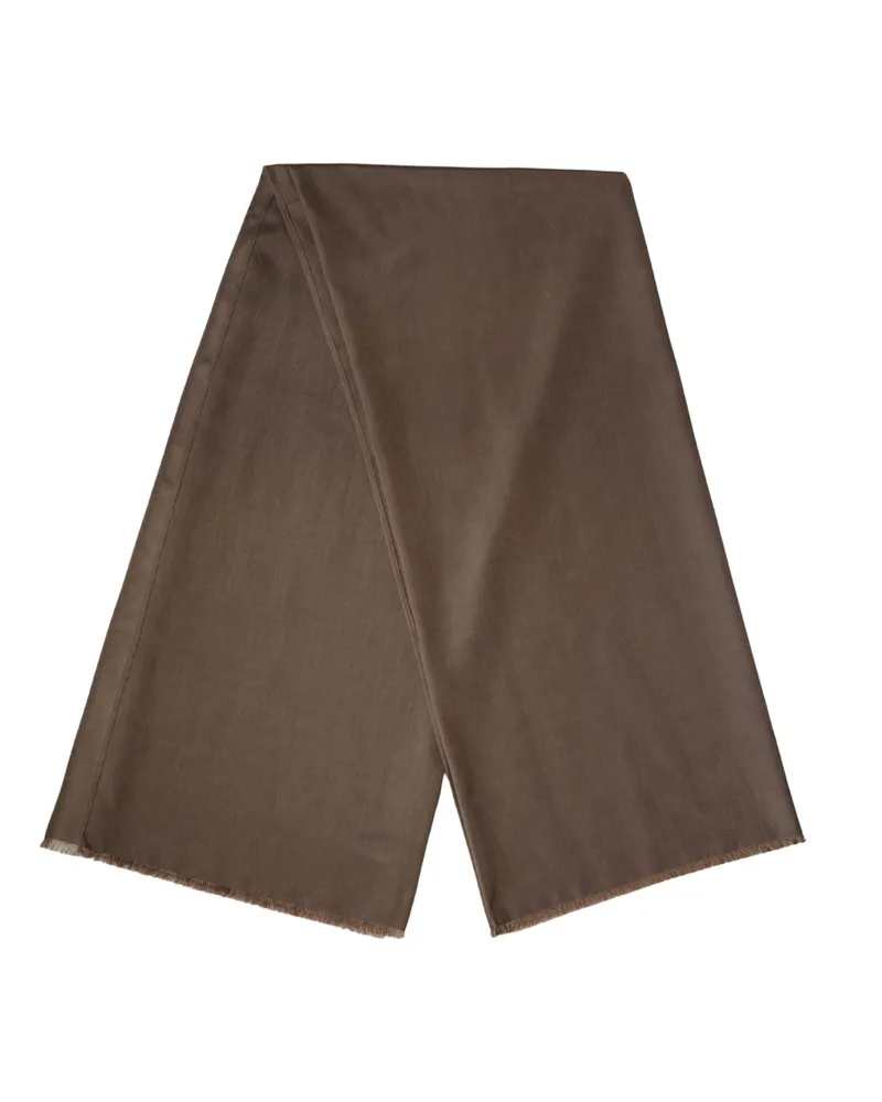 Dolce & Gabbana Brown Polyester Neck Warmer Shawl 185cm X 165cm Men Scarf Brown
