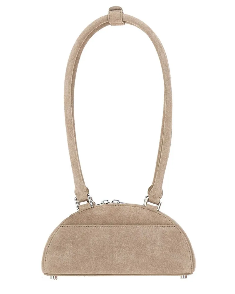 Self-Portrait Women's Mini Shoulder Bag Beige Leather Outer Cow Beige