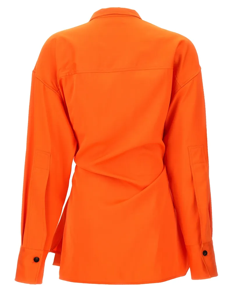 Ferragamo Women's Orange Viscose Blouse Orange