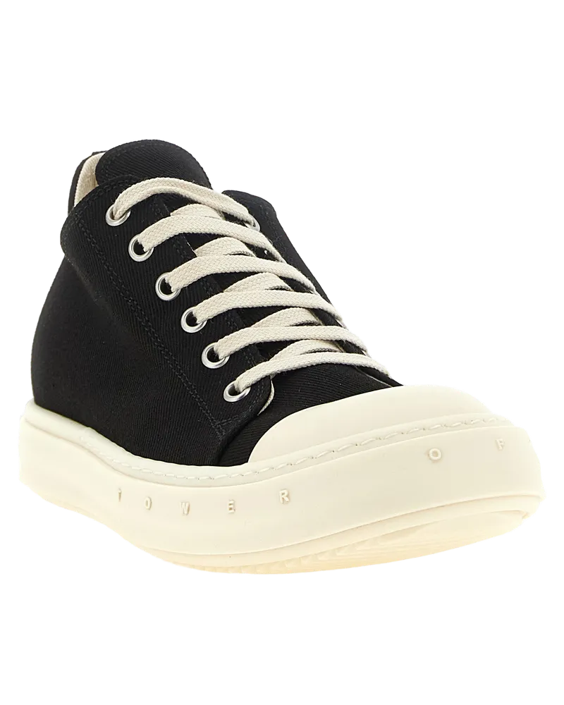 DRKSHDW by Rick Owens Low Sneaks Sneakers — Black Black