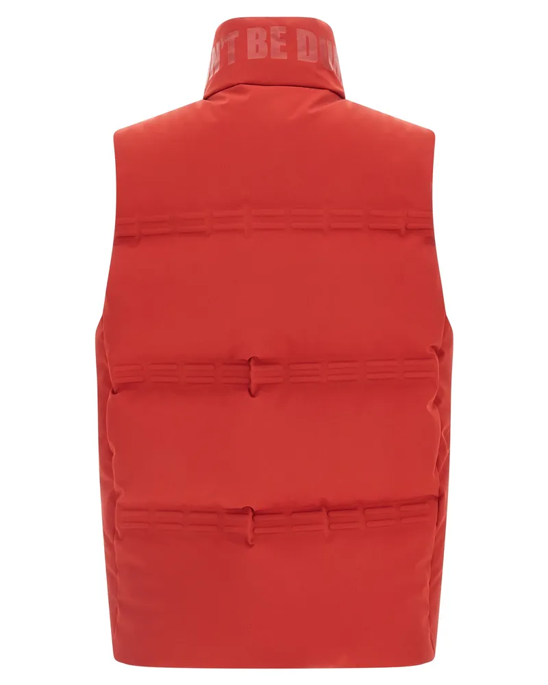 Moncler Men's Multicolor Polyamide Sleeveless Jacket Clothing Red