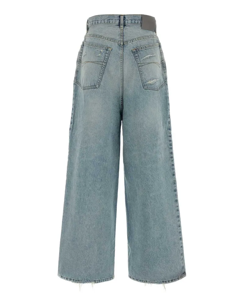 Balenciaga Women's Denim Jeans Bleach Light Bleu Exterior: Cotton Blue