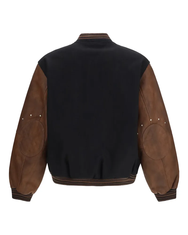 REPRESENT Vintage Varsity Jacket — Black Black