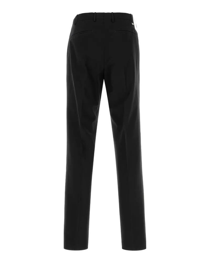PT TORINO Men's Black Cotton Blend Edge Pant 0990 Exterior: Virgin Wool Pantaloni Black
