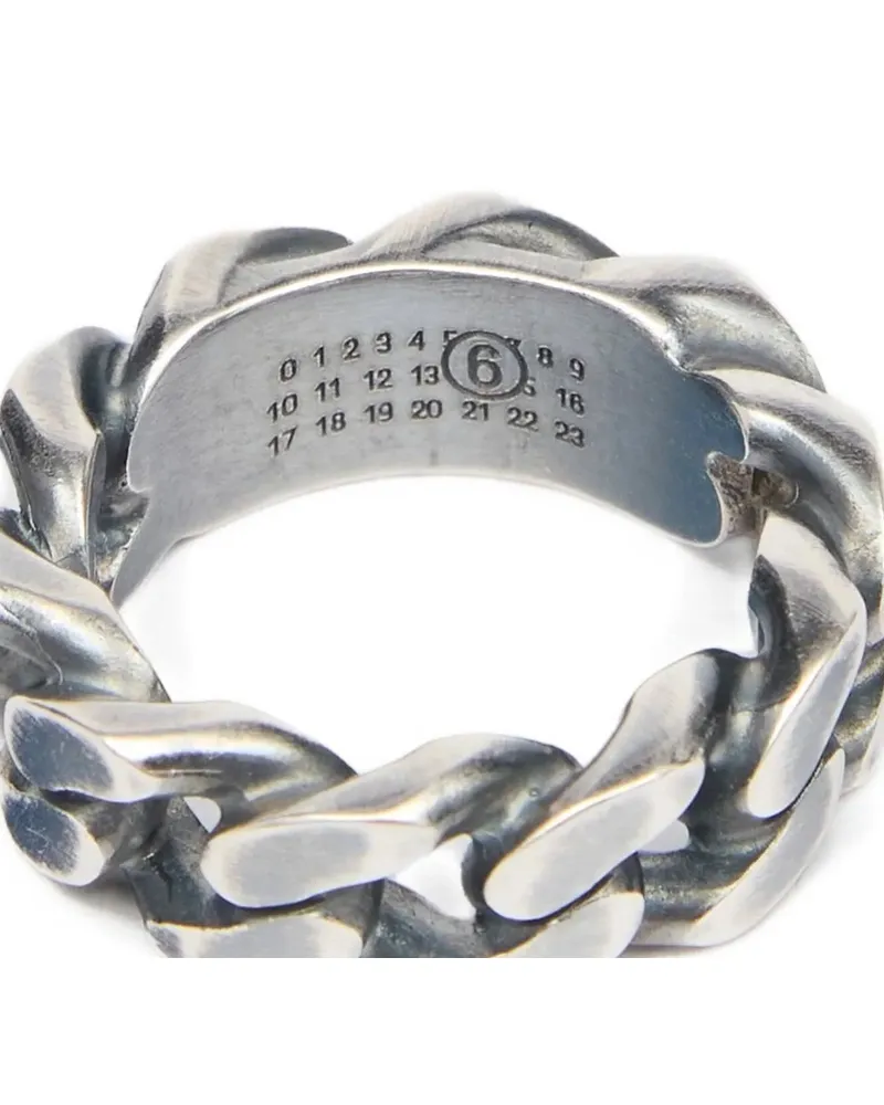 Maison Margiela Anello Catena Ring — Silver Silver