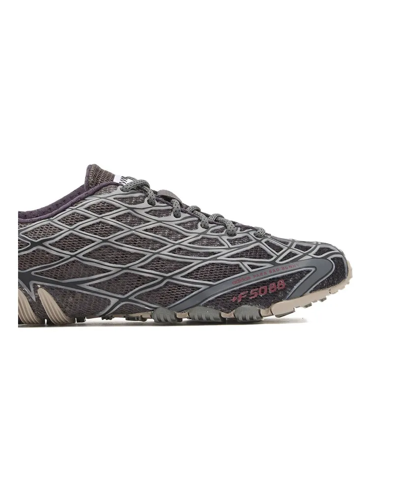 adidas Mesh with Cage Overlay Sneaker — Gray Gray