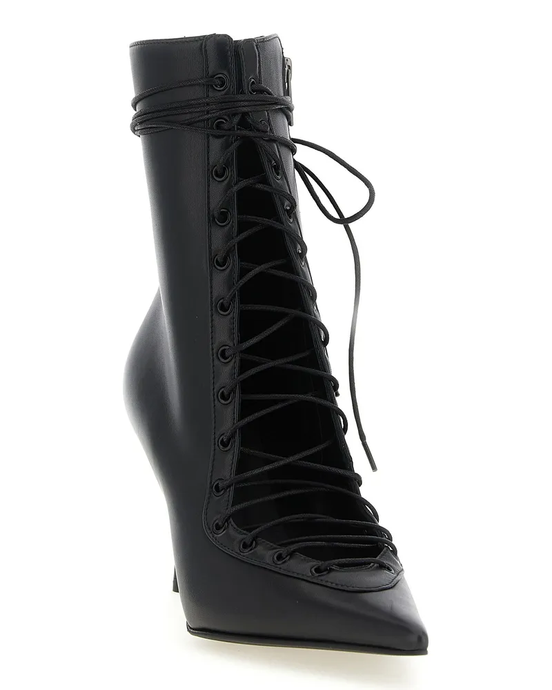 Le Silla Ankle Boot — Black Black