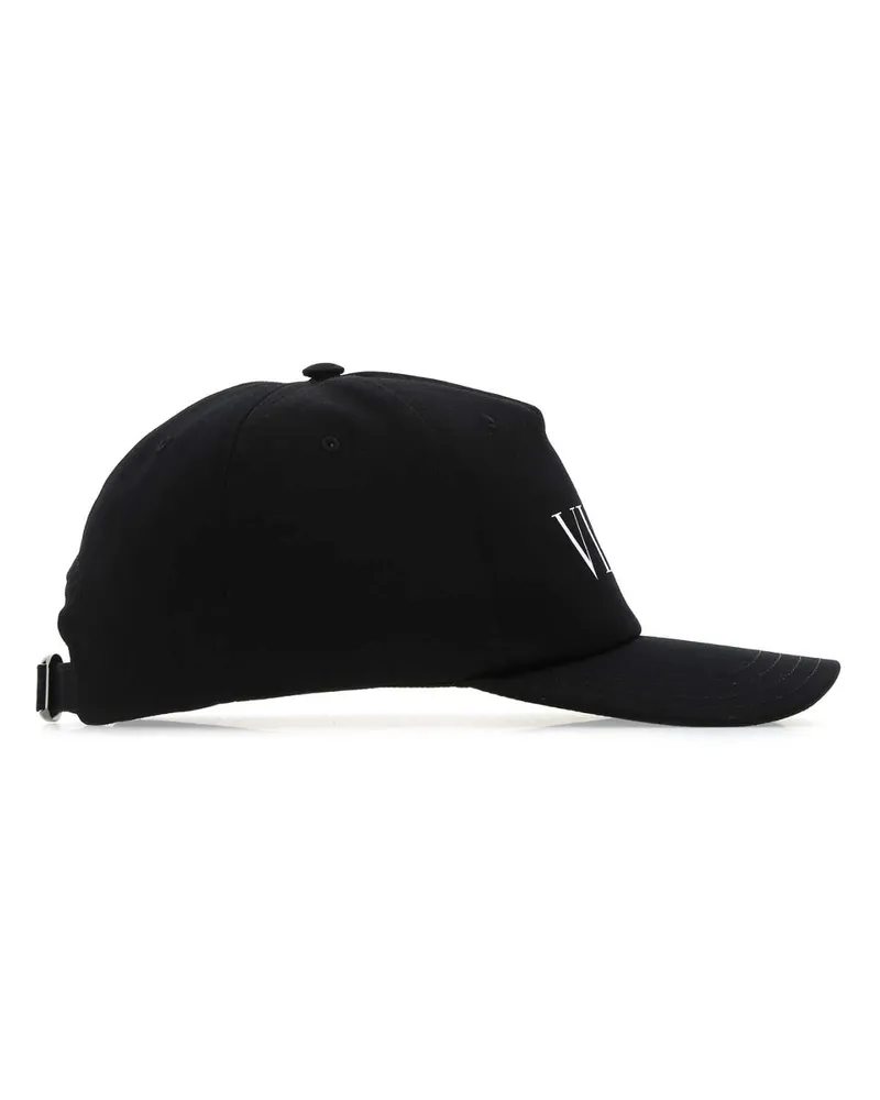 Valentino Garavani Men's Baseball Cap Black Cotton Black