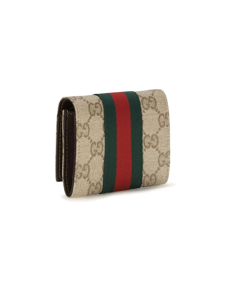 Gucci Women's Beige Cotton Wallet Beige