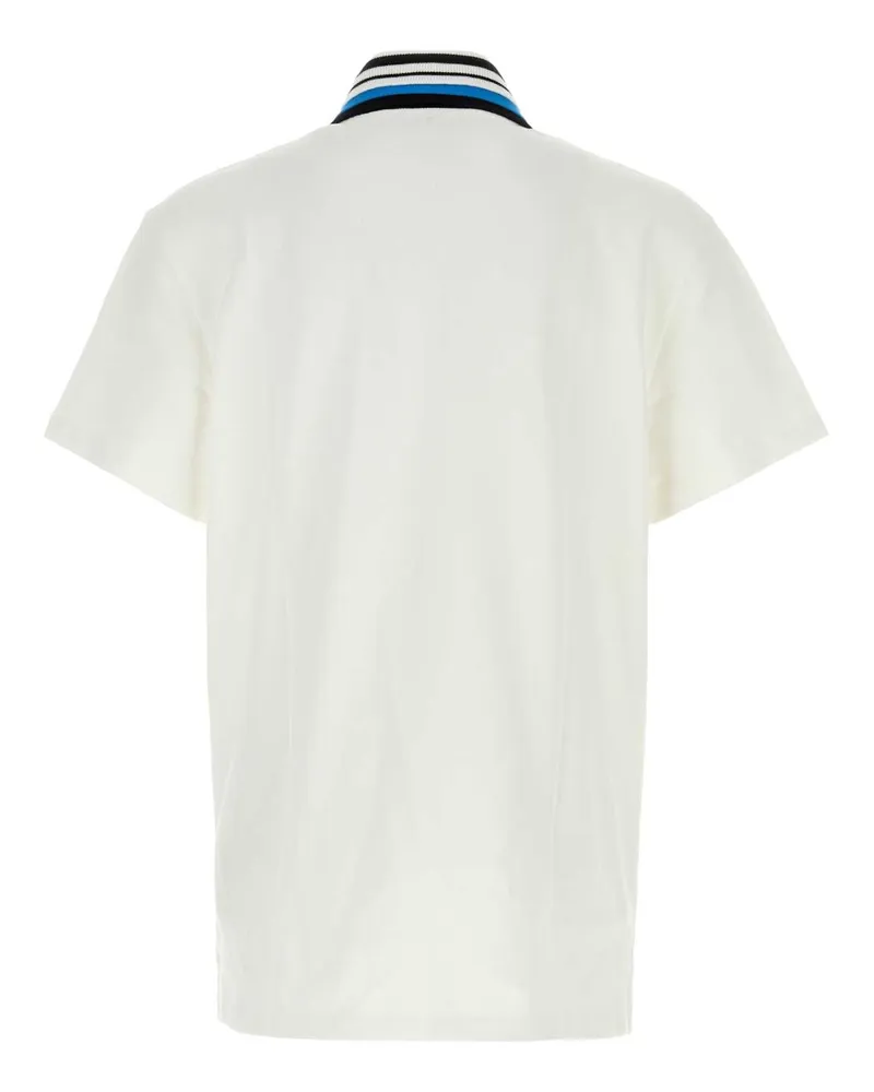 Loewe Piquet Cotton Polo Shirt — White White