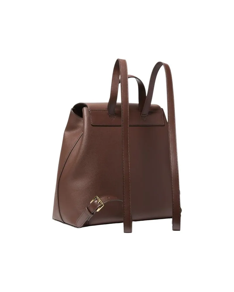 Michael Kors Coated Canvas Backpack — Brown Brown