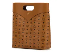 Men's Diamond Vlm Tote Cognac Fabric
