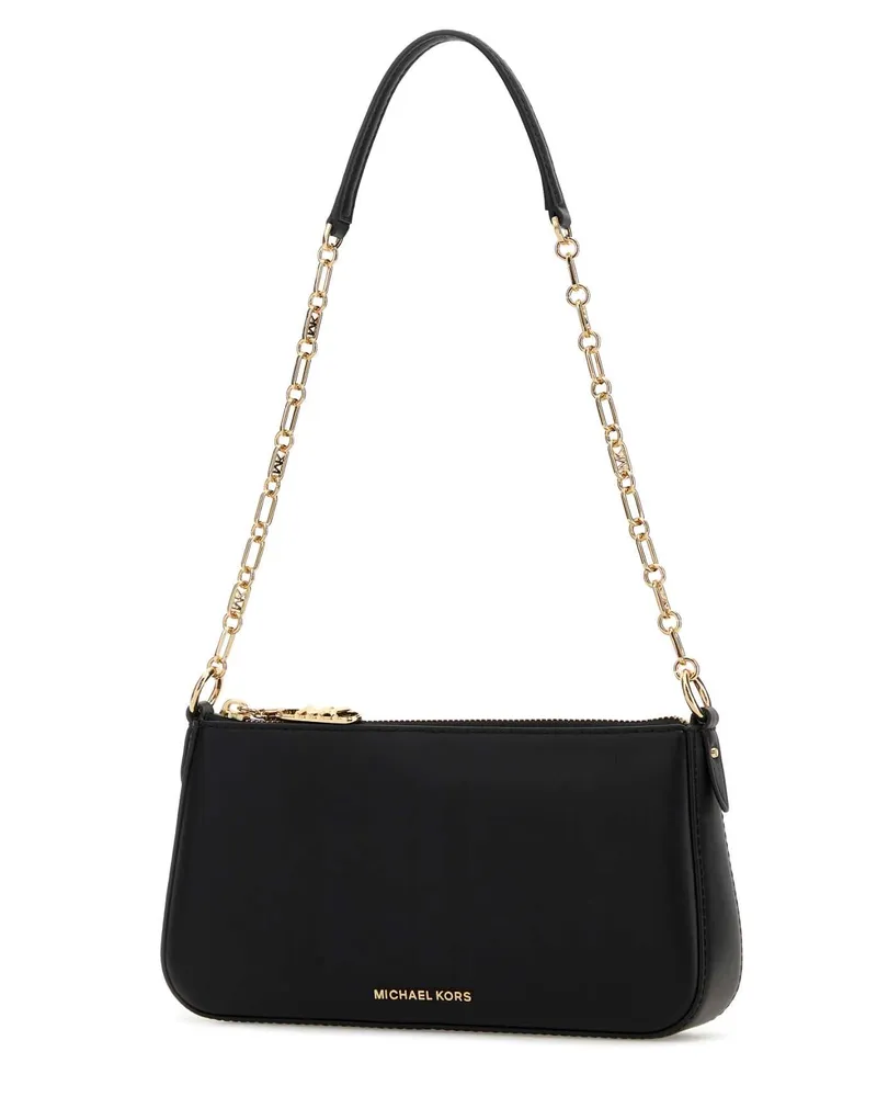 Michael Kors Women's Black Leather Empire Shoulder Bag Cow Borse A Mano Black