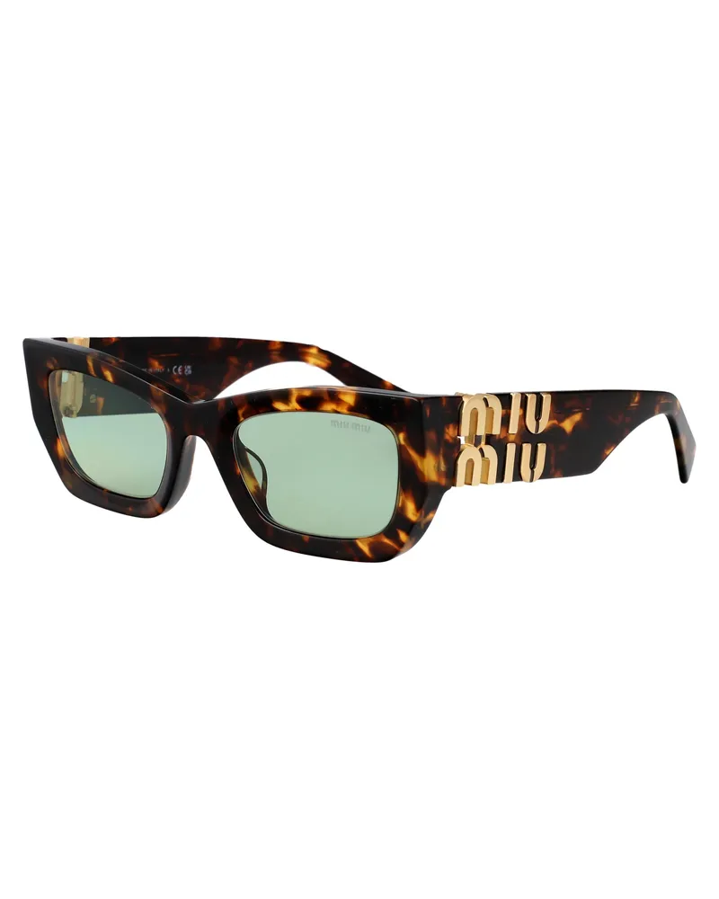 Miu Miu Women's Sunglasses 0mu 09ws Havana Honey Acetate Brown