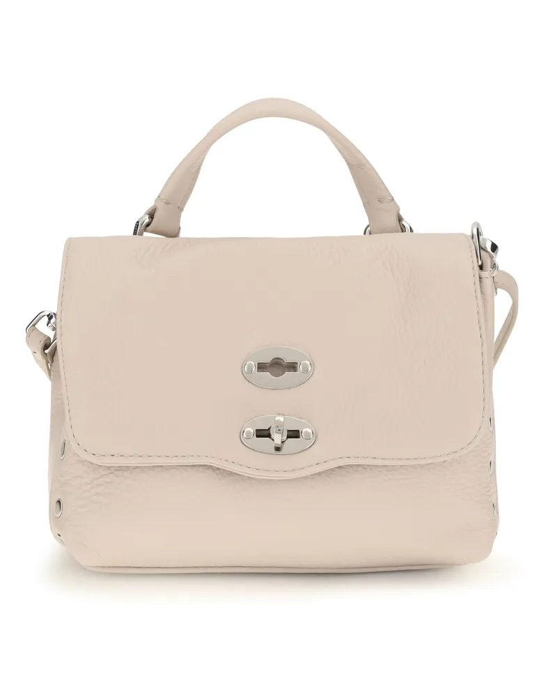 Zanellato Women's Handbag Baby Postina Daily White Carnaroli Calf Leather Handbags Hand Bags White