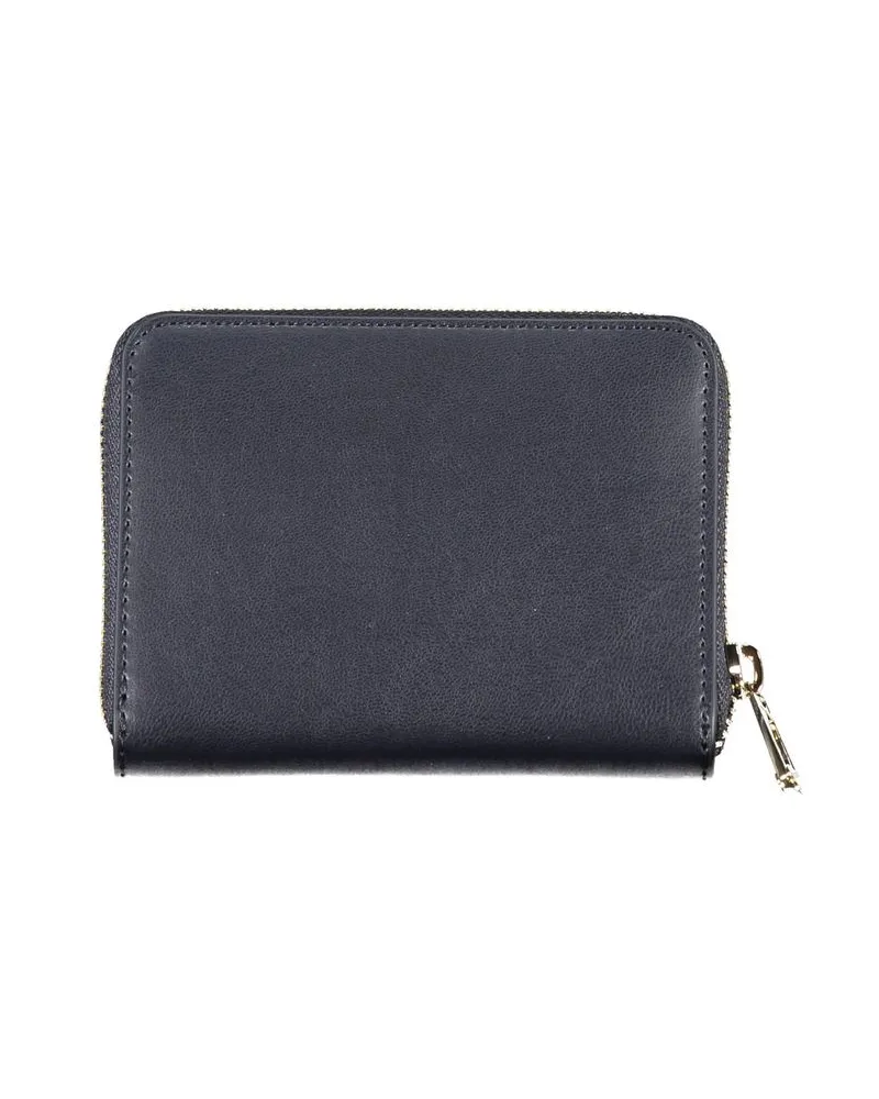 Tommy Hilfiger Logo-Embossed Leather Wallet — Navy Navy