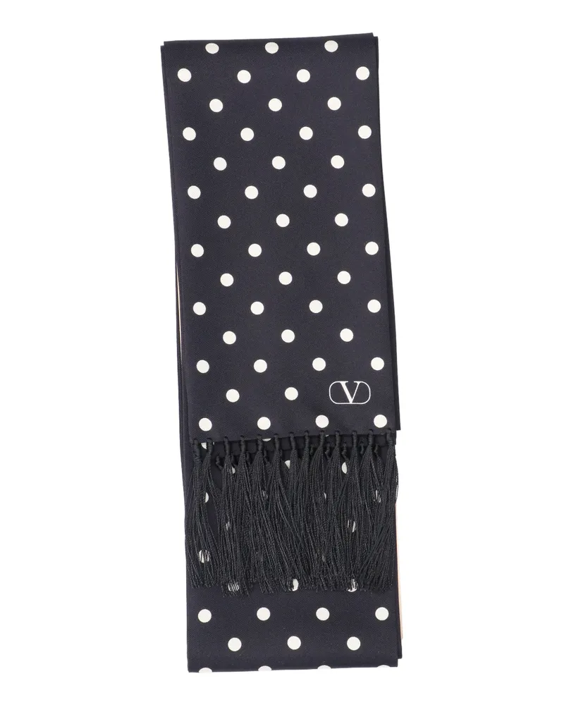 Valentino Garavani Women's Scarfs Black Silk Black