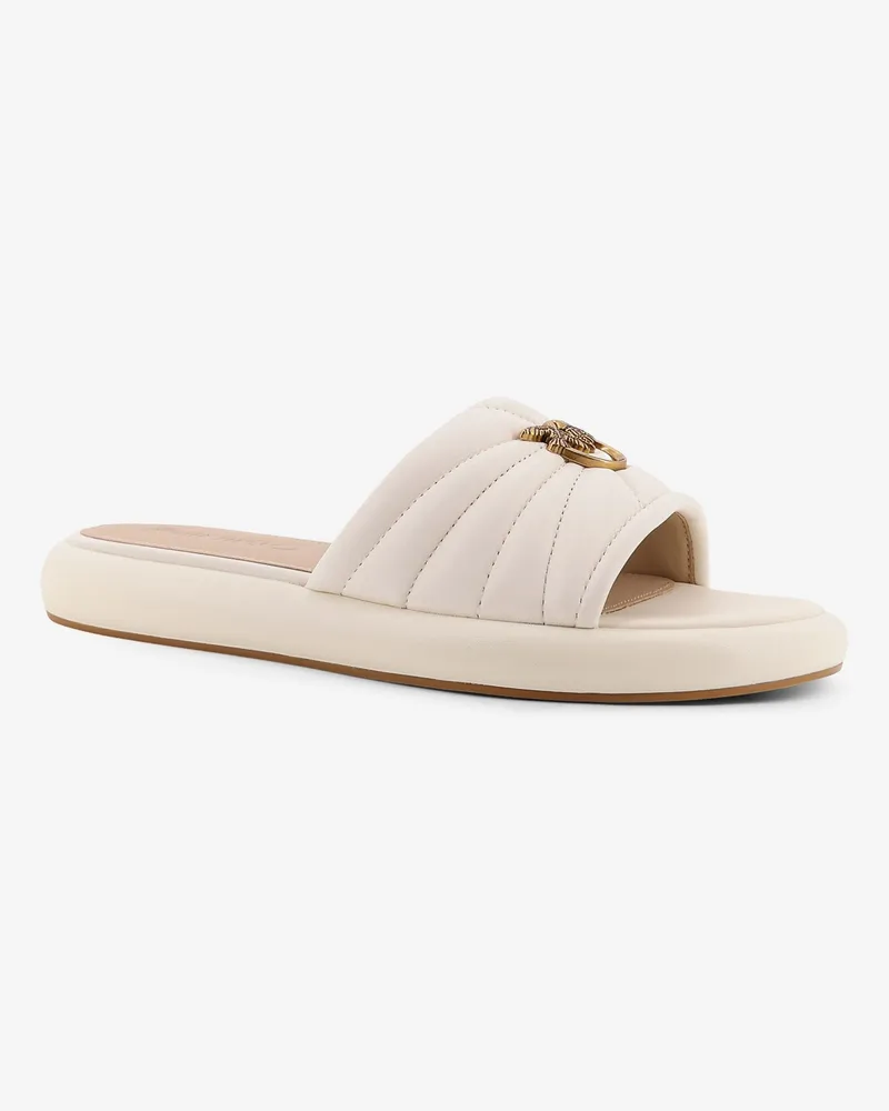 Pinko Women's Fiona Leather Sandals White White