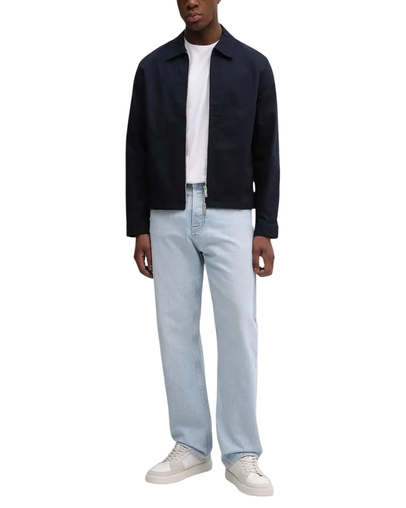 Calvin Klein Cotton Jacket — Navy Navy