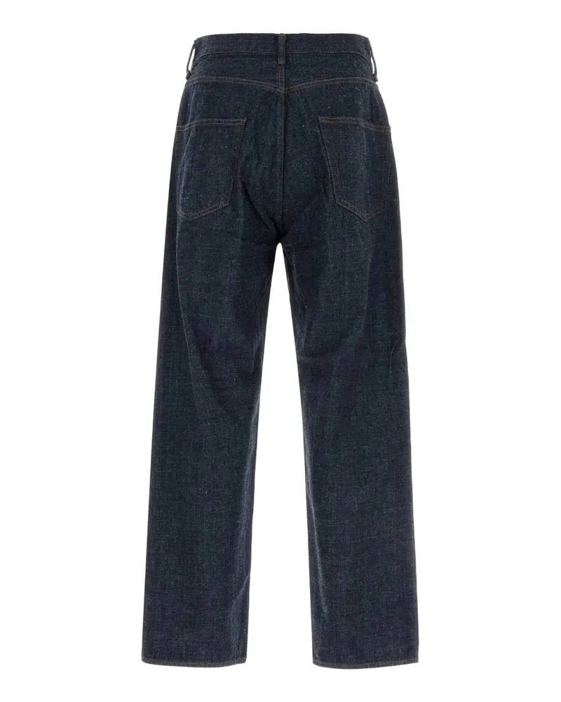 nanamica Men's Blue Denim Jeans Indigo Exterior: Cotton Polyester Indigo