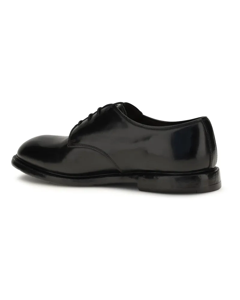 Premiata Men's Lace-Ups With Lettering Logo Black Lace Up Black