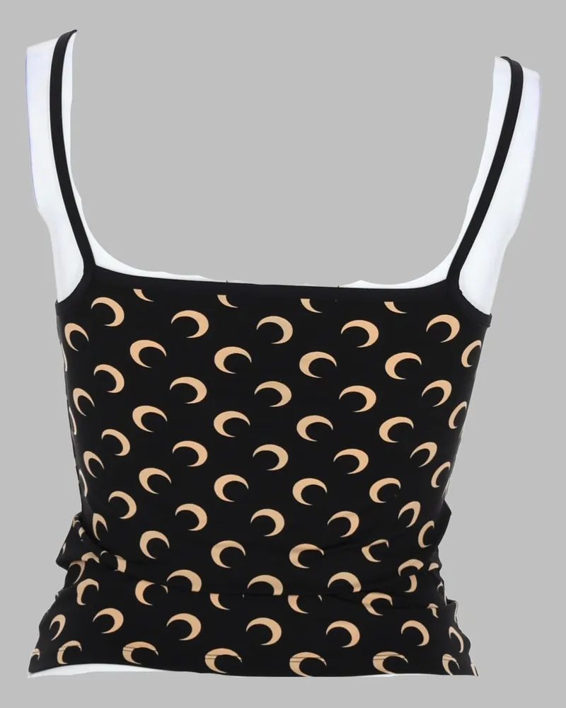 Marine Serre Moon T-shirt — Black Black