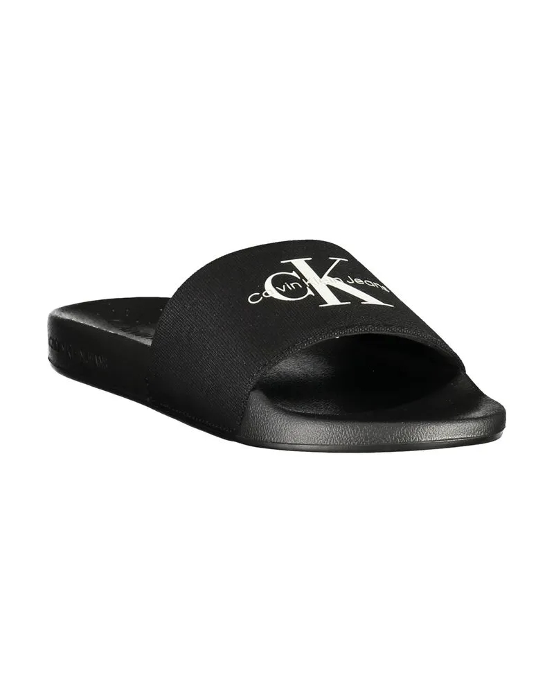 Calvin Klein Polyester Slider — Black Black
