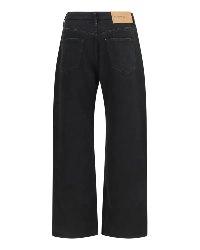 Haikure Women's Jeans Winny Soft Black Cotton Black