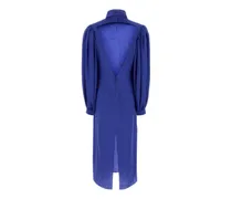 Women's Blue Silk Dress Electricdeepblue Abiti