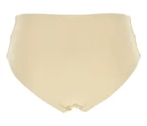 Women's Ivory Stretch Nylon Cycle Bikini Bottom Panama Costumi Da Bagno Swimwear