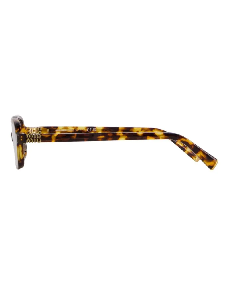 Miu Miu Unisex 0mu 11zs Sunglasses - Miu Acetate Brown Accessories Brown