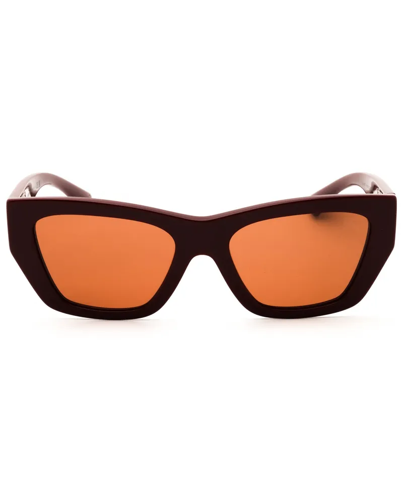 Burberry Women's 0be4492 Sunglasses Black Burgundy