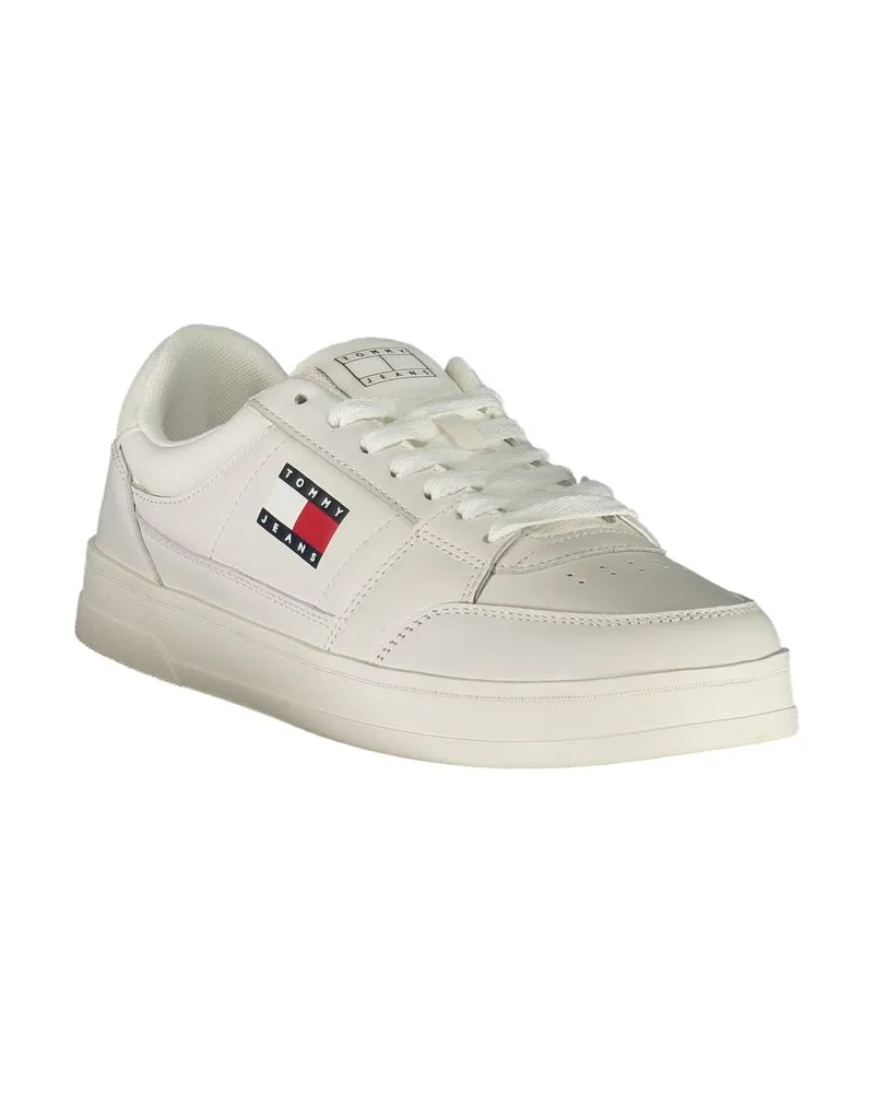 Tommy Hilfiger Leather Low-Top Sneaker — White White