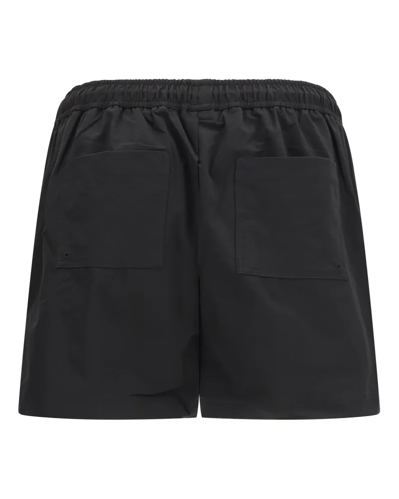 REPRESENT Men's Nothing Faster Swim Short Jet Black Polyester Swimwear Sea Clothing Black