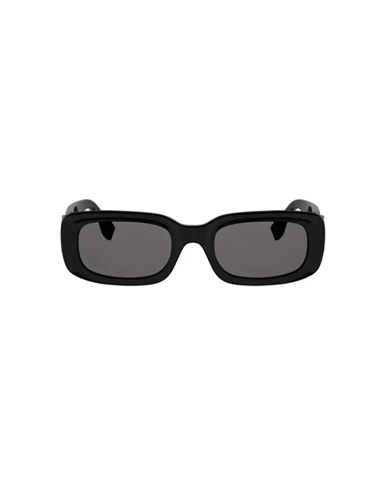 Fendi Unisex Sunglasses Black Acetate Black