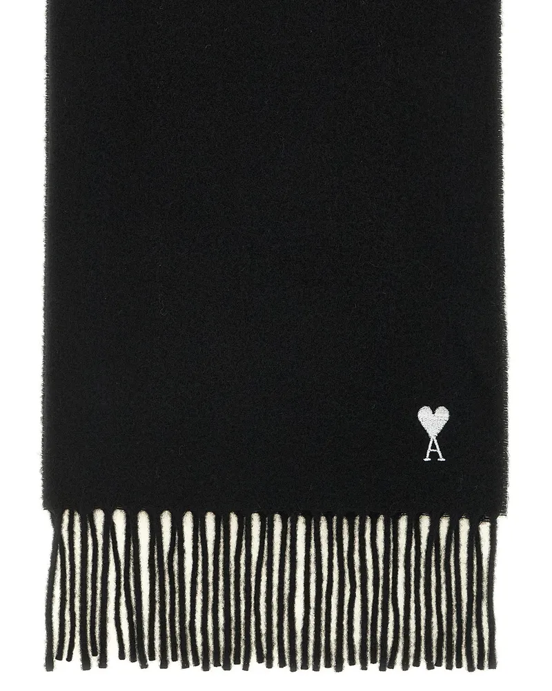 AMI Paris Scarf — Black Black