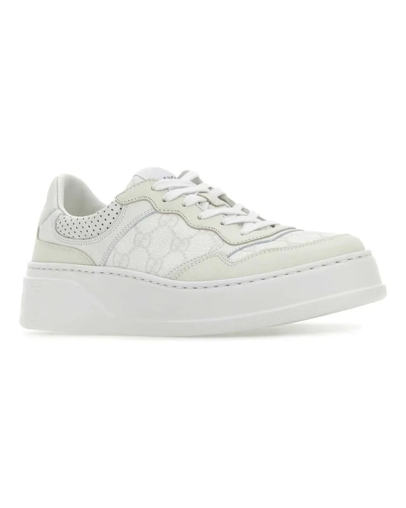 Gucci Women's White Leather Sneakers Grwhwhwhwhwh White