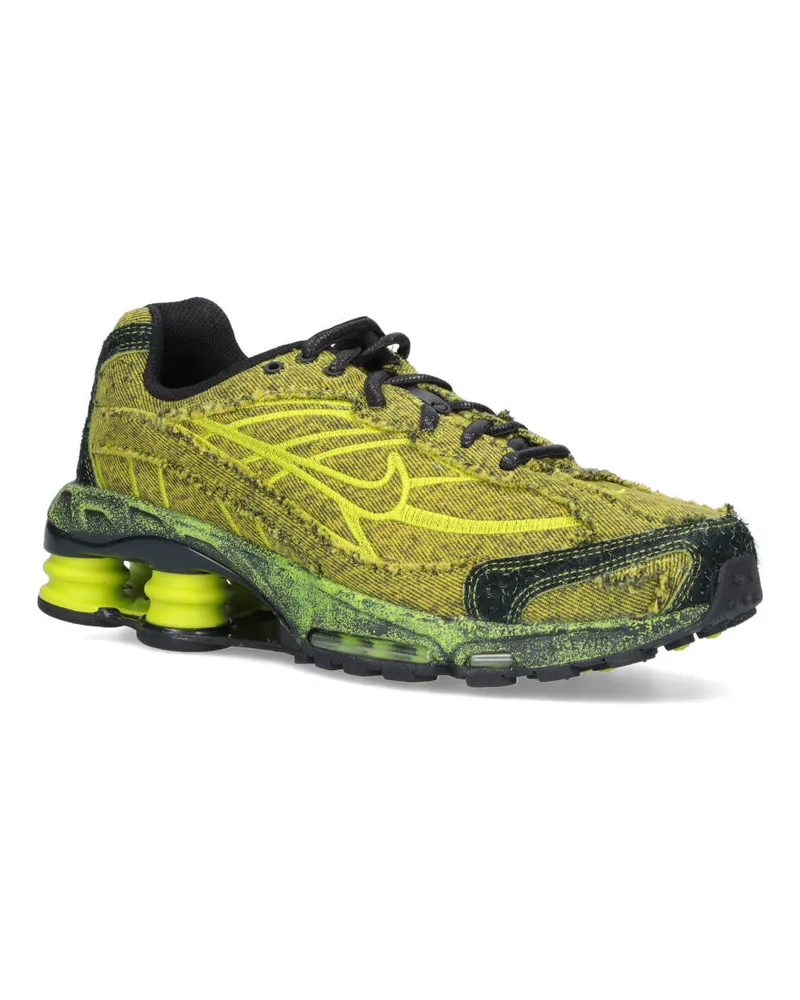 Nike Men's Sneakers Green Tessuto Yellow