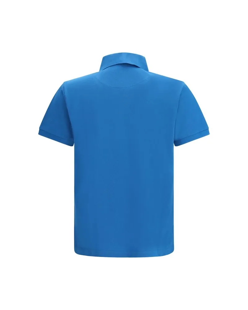 Etro Men's Blue Cotton Polo Shirt Blue
