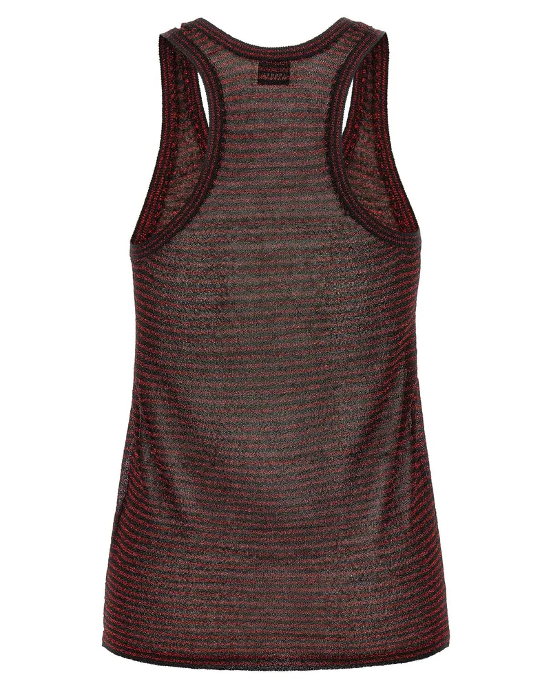 Isabel Marant Cevara Tank Top — Burgundy Burgundy