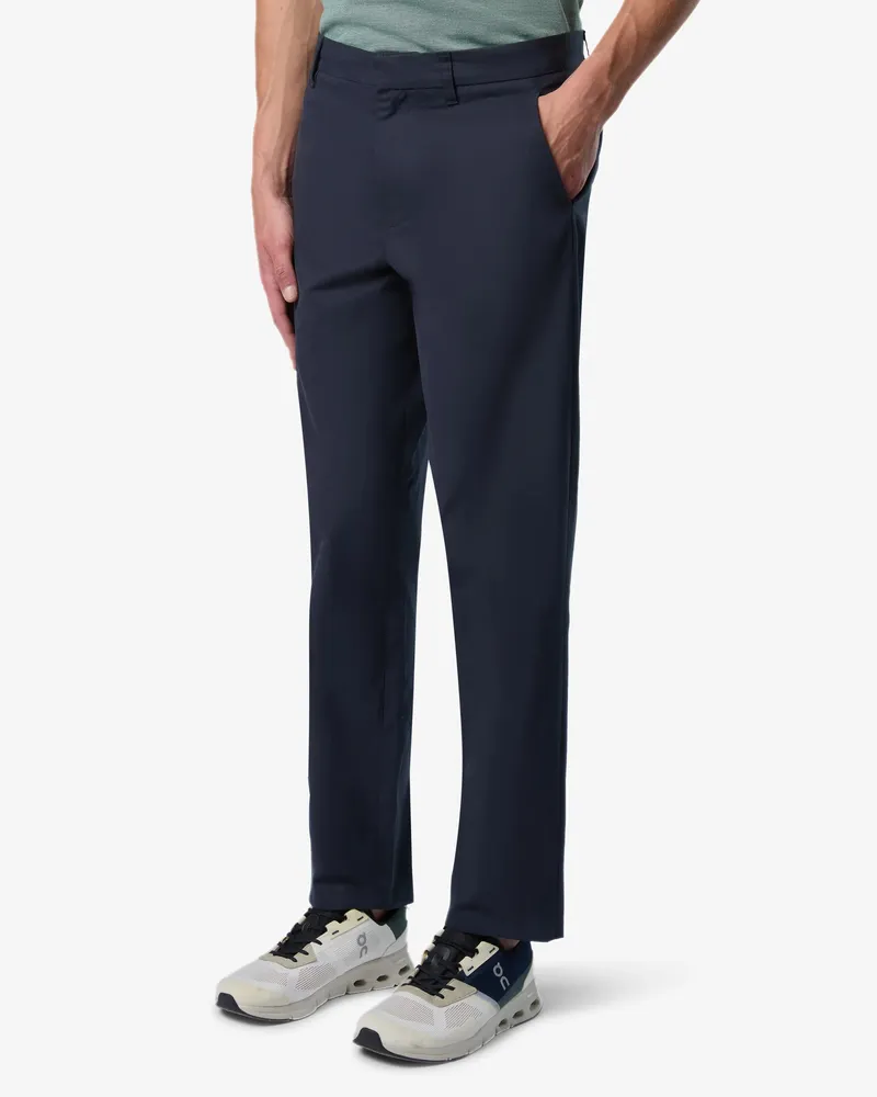 SEASE Men's Chino Tech Pant Blue Trousers Navy