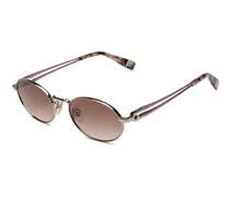 Women's Sunglasses Pink On Gold Metal