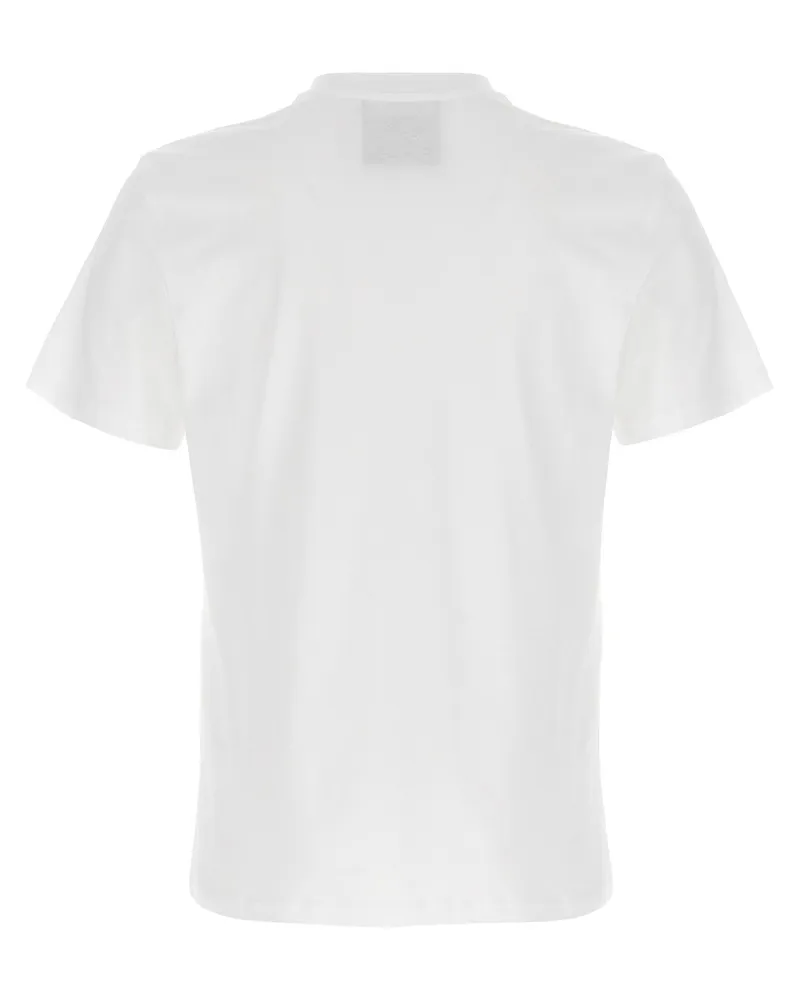 Moschino Smiley Logo-Print T-shirt — White White