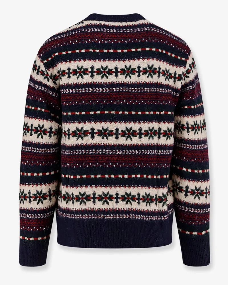 Dunst Unisex Sweater Fairisle Blue Shell 1: Nylon Blue