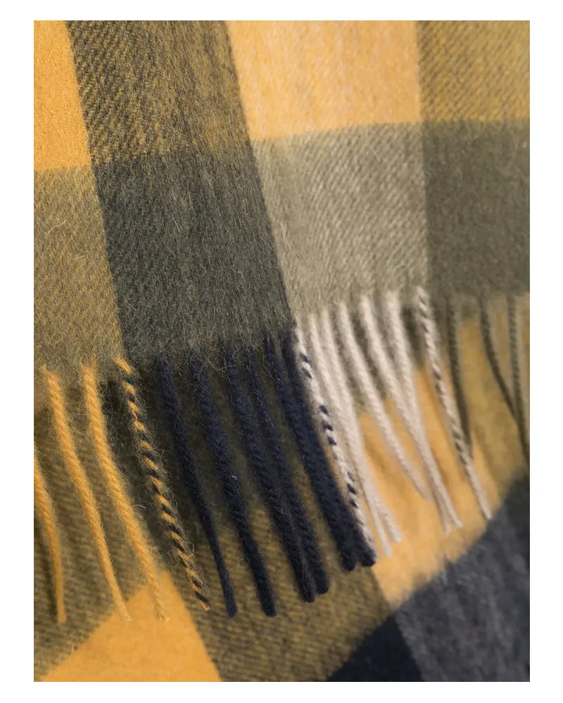 Barbour Men's Tartan Wool Scarf Green-Blue Green/blue Scarfs Multicolor