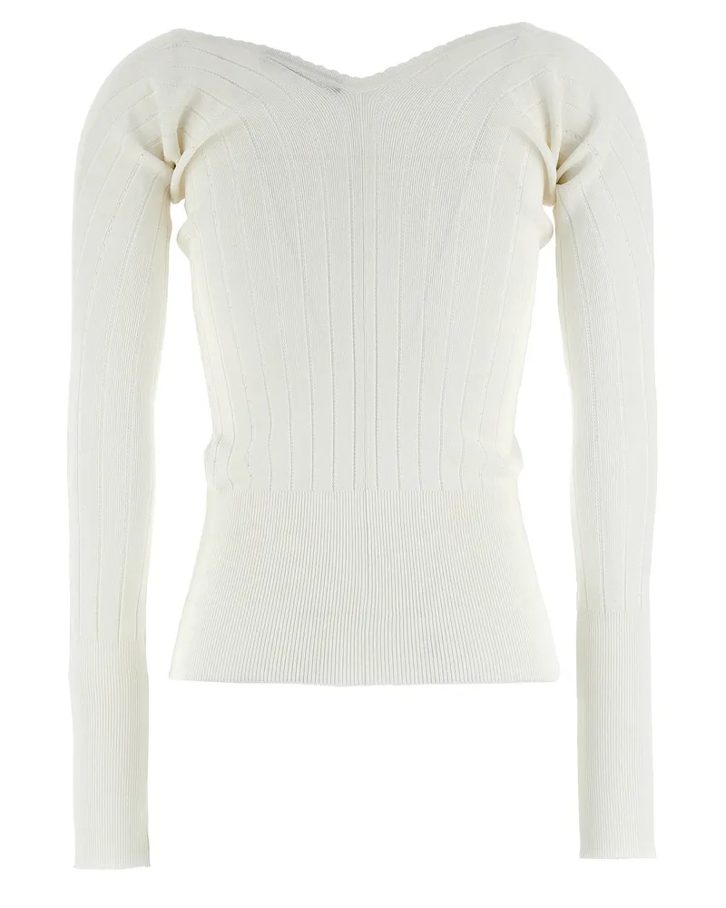 Jacquemus Le Haut Pralù Blouse — Cream White