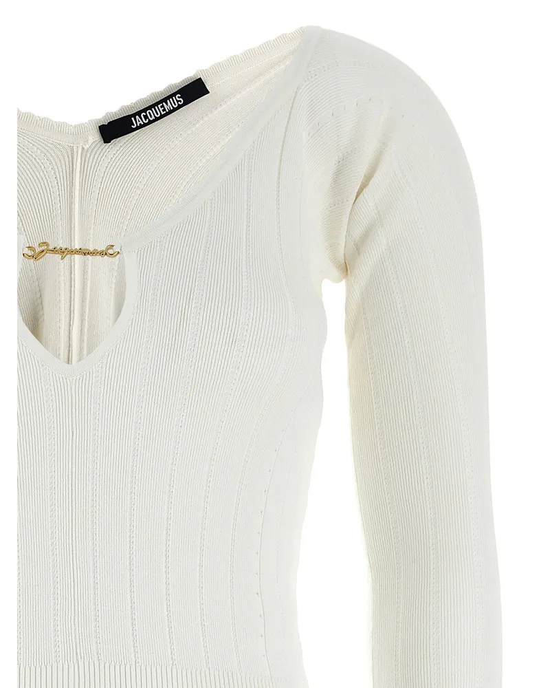 Jacquemus Le Haut Pralù Blouse — Cream White