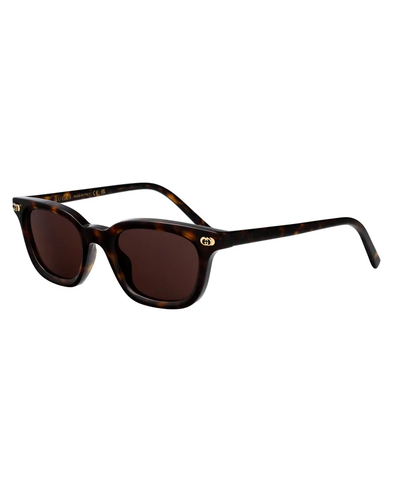 Gucci GG1946S Havana Acetate Sunglasses — Brown Brown